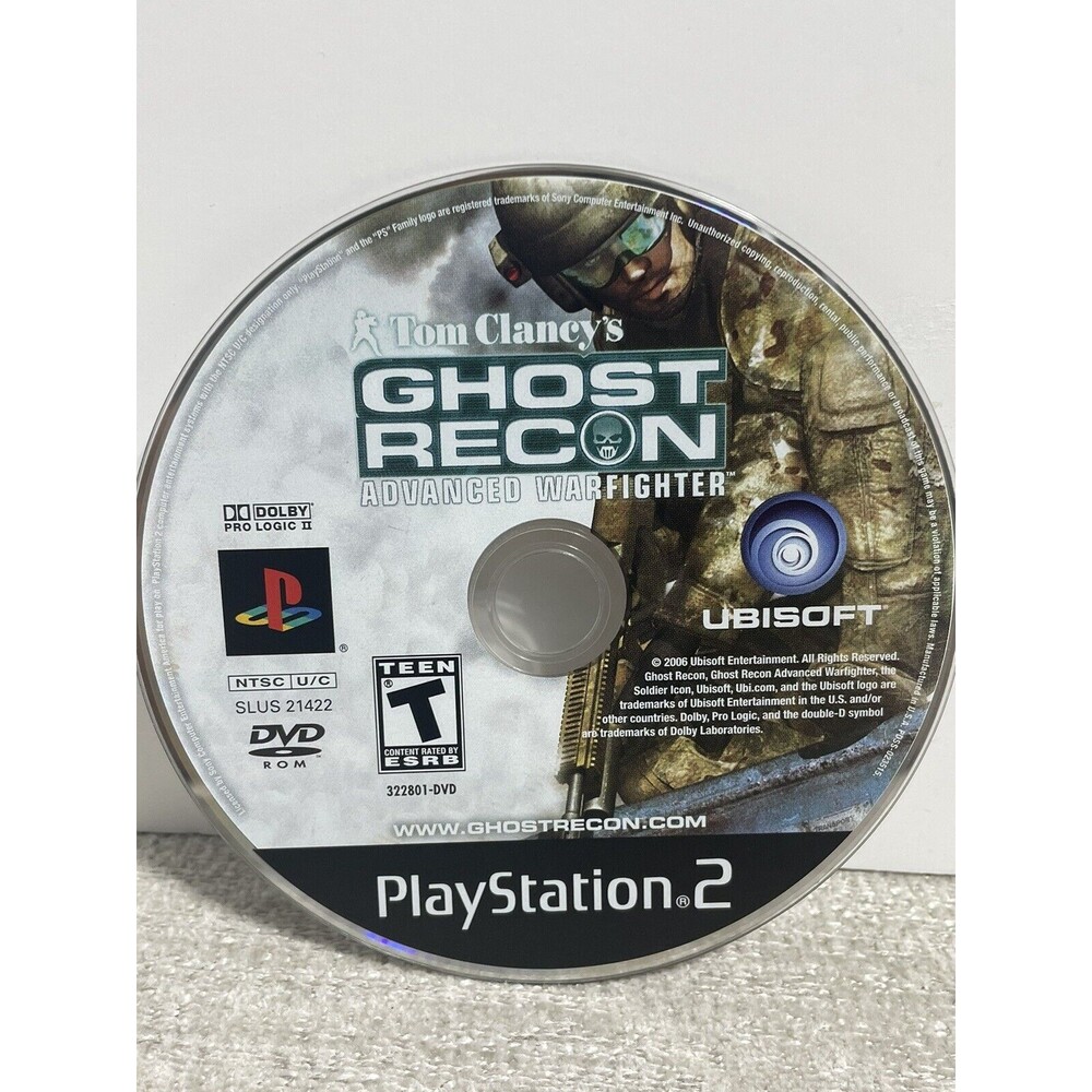Tom Clancy's Ghost Recon: Advanced Warfighter - PlayStation 2 (PS2) Disc Only